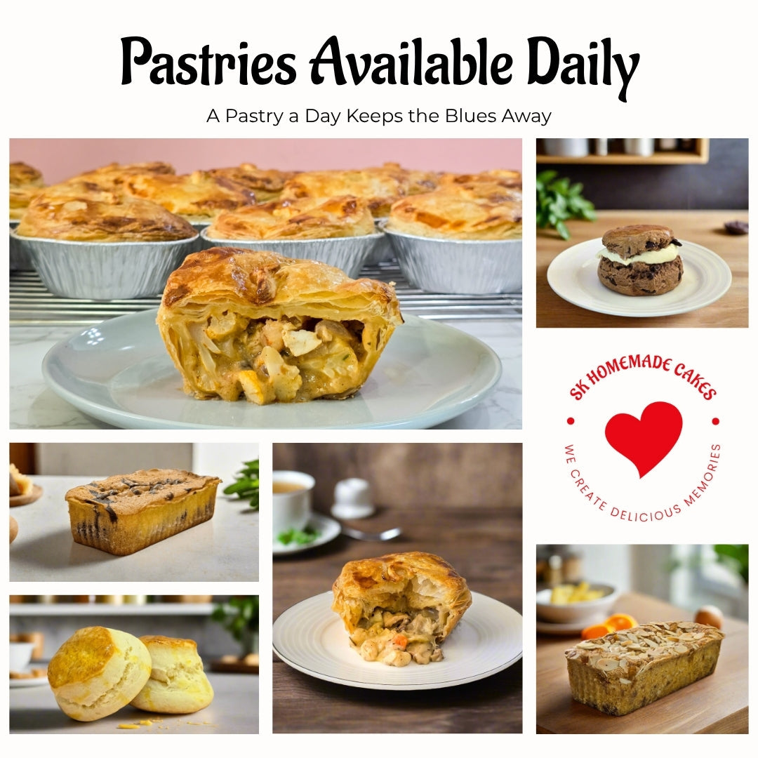 Available Daily - Pastries Goods - SK Homemade Cakes