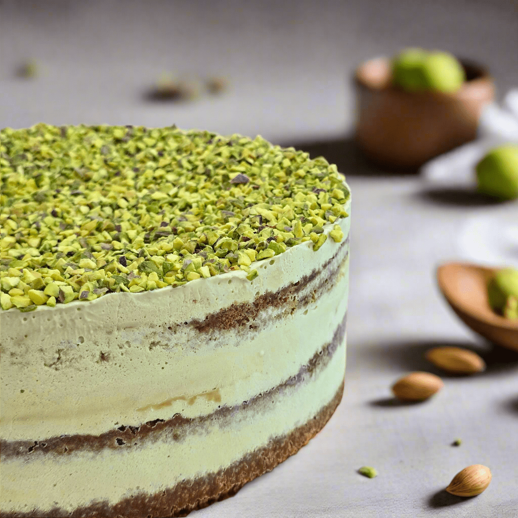 Pistachio Tiramisu Cake- Whole Cake (5-days Pre-order) - SK Homemade Cakes