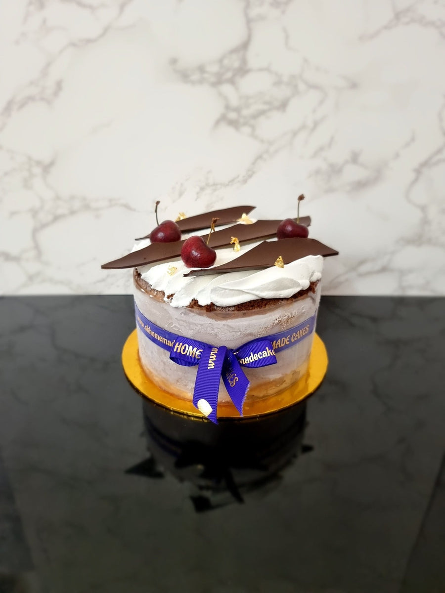 Black Forest Ice Cream Cake - 15cm Whole Cake (5-days Pre-Order) - SK Homemade Cakes---