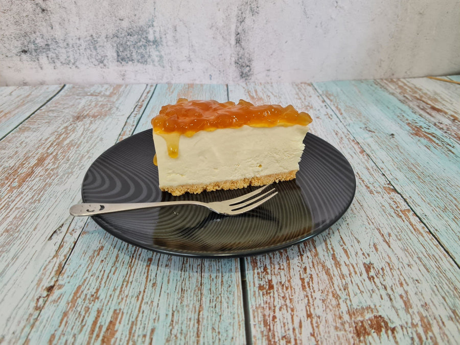 Eggless Apple Cheesecake - Whole Cake (Available Daily) - SK Homemade Cakes-Small 15cm--
