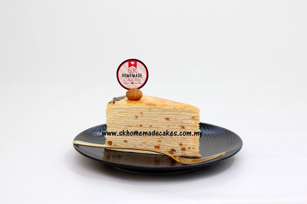 Macadamia Mille Crepe - 24cm Whole Cake (Available Daily) - SK Homemade Cakes-Large 24cm--