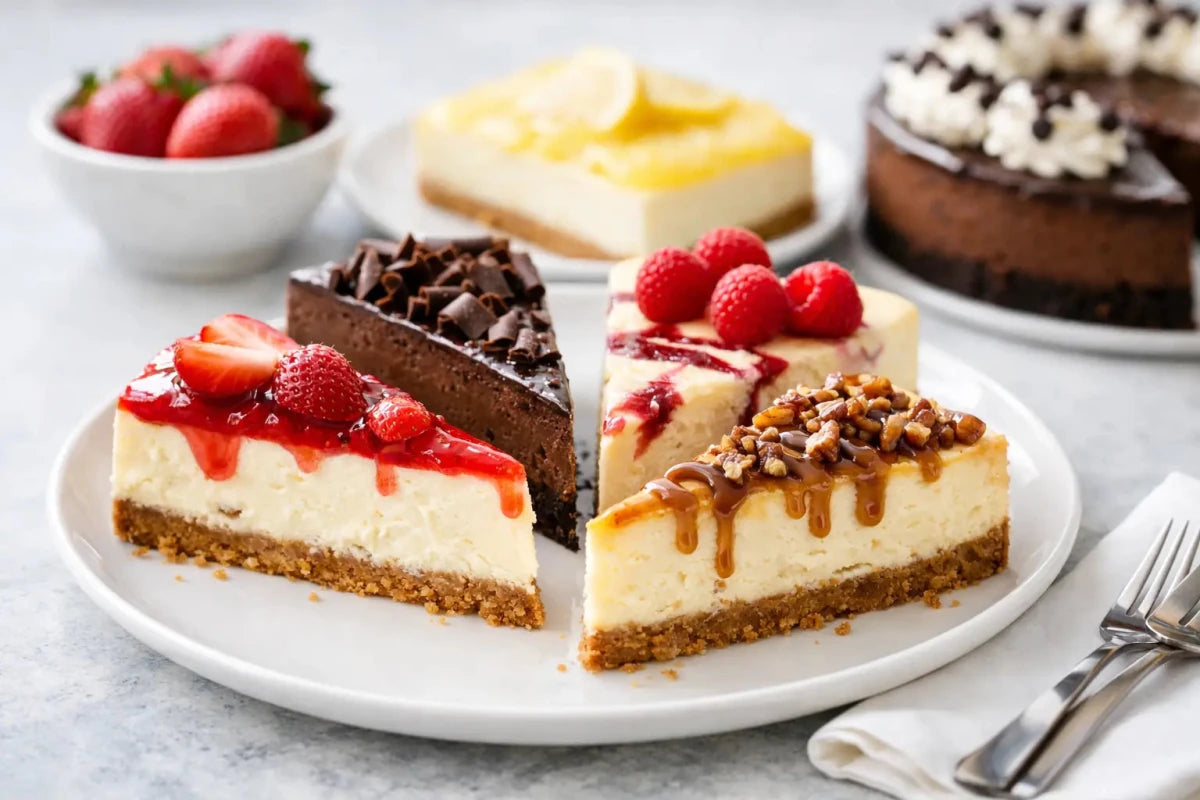Cheesecake Flavors Review Guide - SK Homemade Cakes