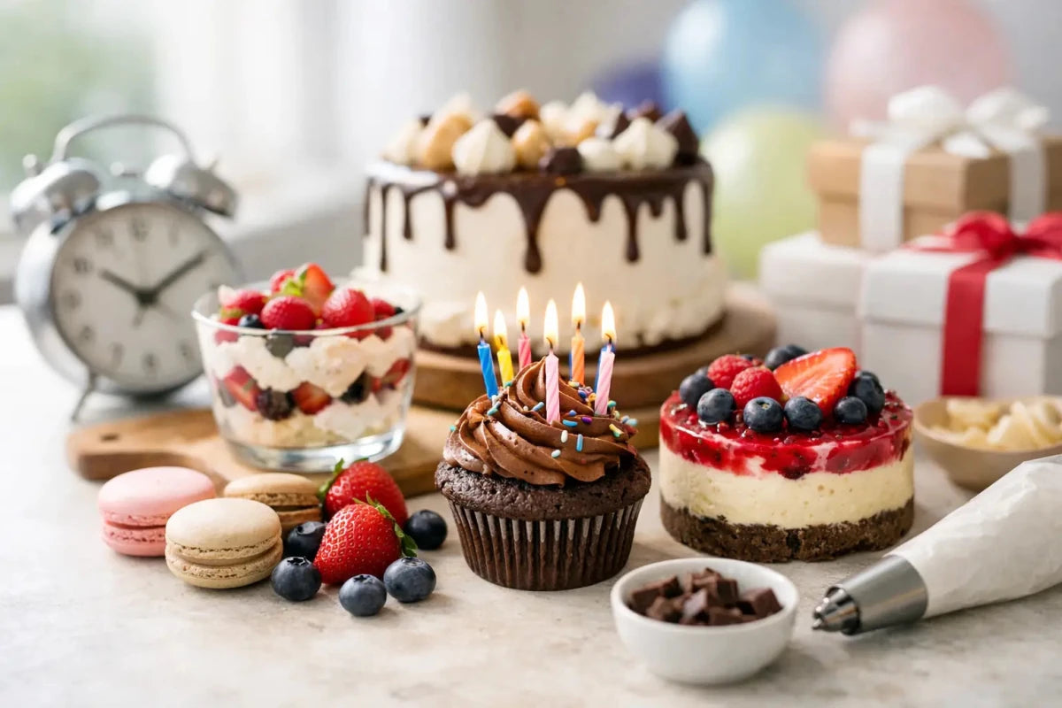 How to Plan Last Minute Birthday Desserts - SK Homemade Cakes