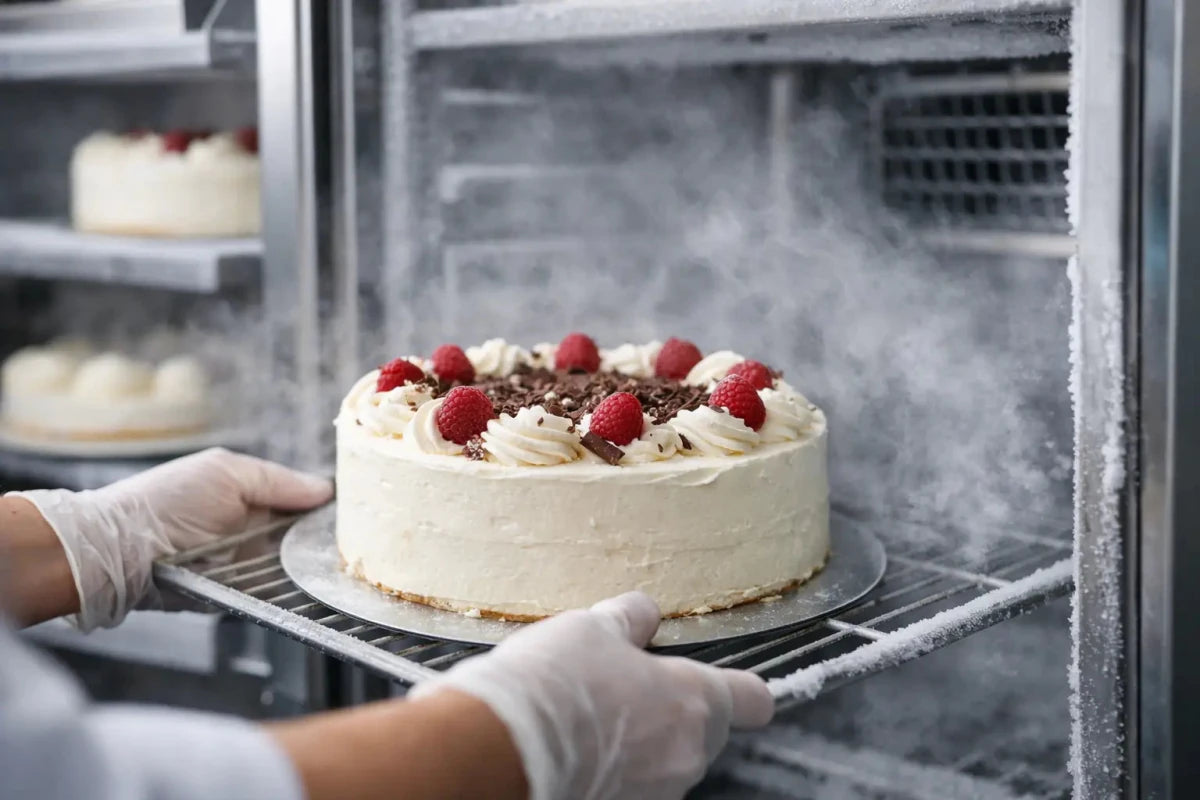 Why Cake Must Be Blast Frozen First - SK Homemade Cakes