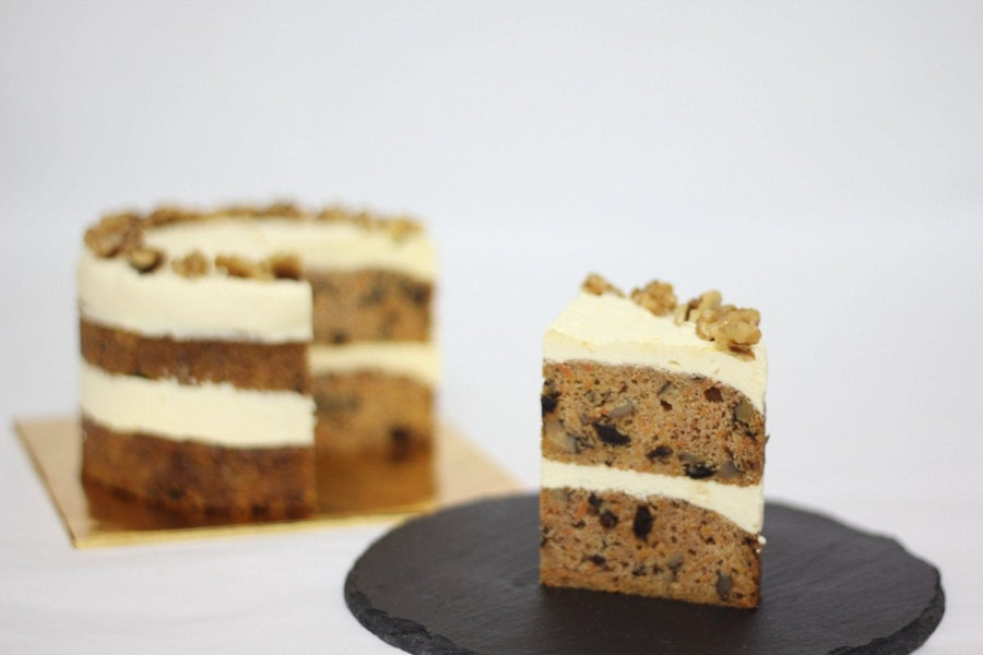 1pc Eggless Carrot Walnut Cake - Slice Cake (Available Daily) - SK Homemade Cakes