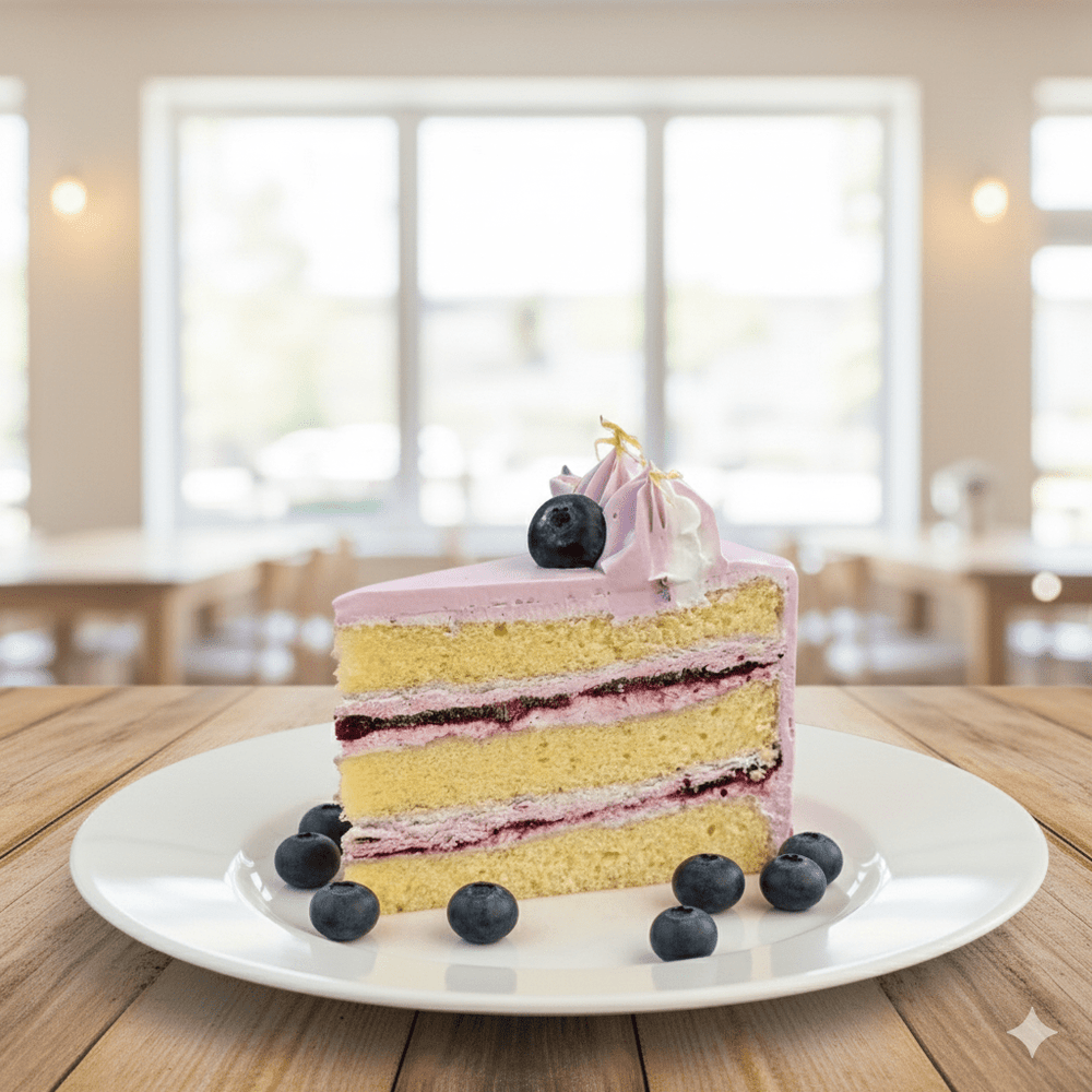 1pc Gluten - Free Blueberry Cake - Slice Cake (Available Daily) - SK Homemade Cakes