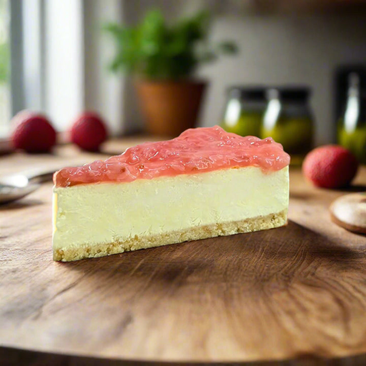 1pc Lychee Rose Cheesecake - Slice Cake (Available Daily) - SK Homemade Cakes