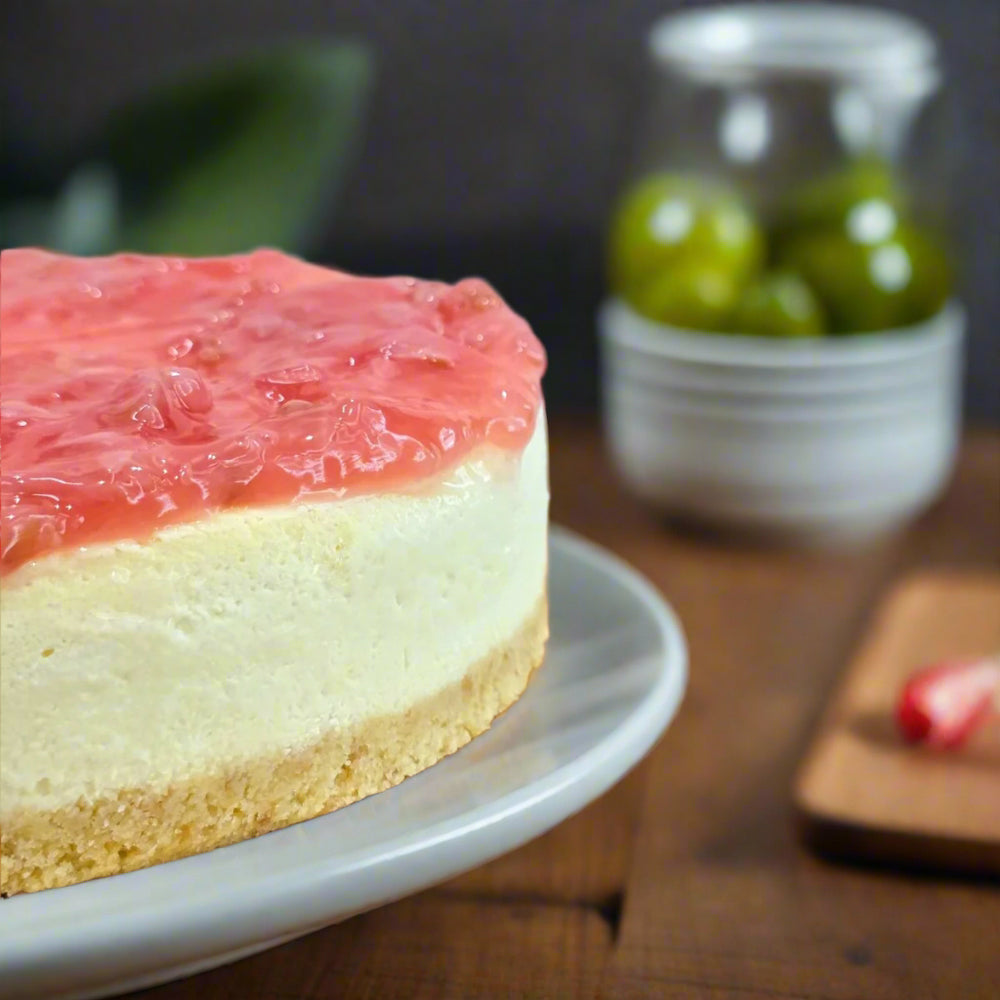 1pc Lychee Rose Cheesecake - Slice Cake (Available Daily) - SK Homemade Cakes