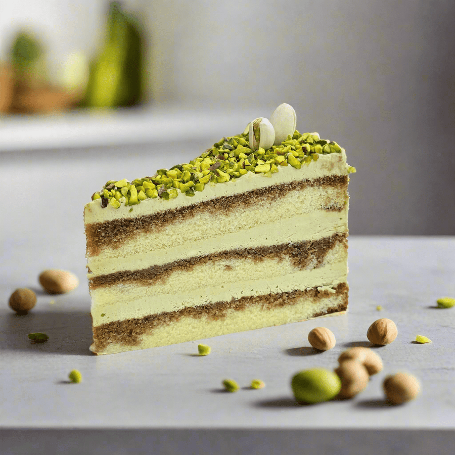 1pc Pistachio Tiramisu Cake - Slice Cake (Available Daily) - SK Homemade Cakes