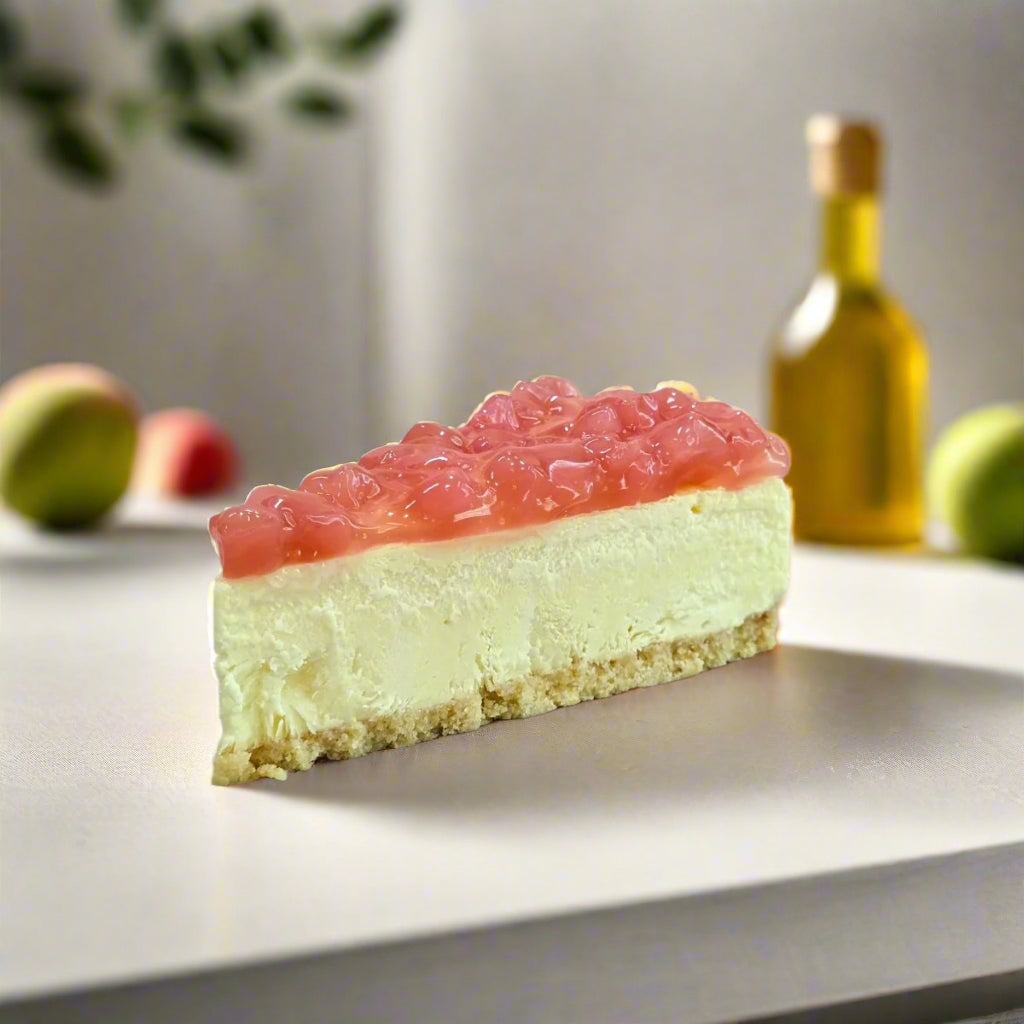 1pc White Peach Cheesecake - Slice Cake (Available Daily) - SK Homemade Cakes
