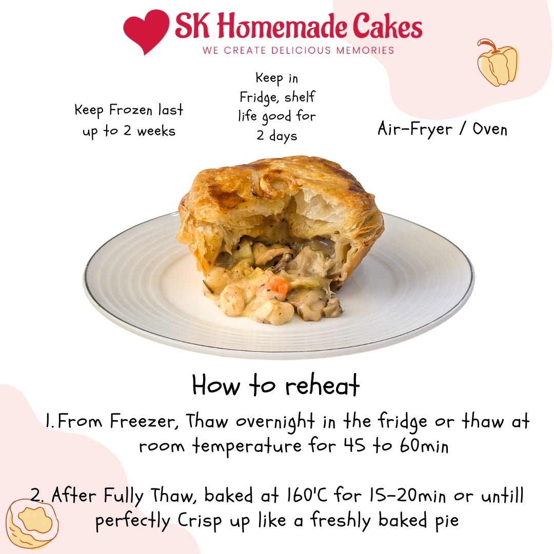 How to reheat pie