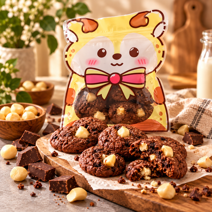 Vegan Chocolate Macadamia Cookies - Available Daily