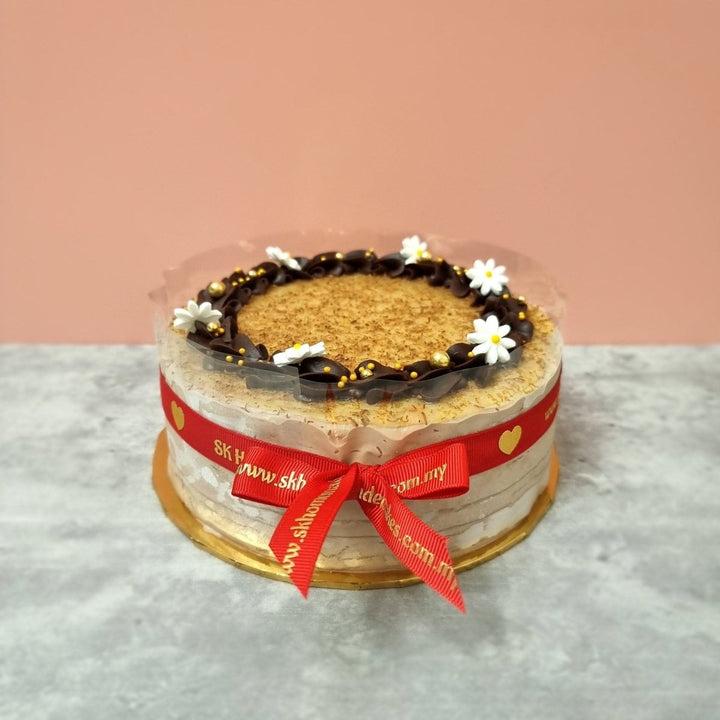 Black Forest Mille Crepes - 15cm Whole Cake (Available Daily) - SK Homemade Cakes-Small 15cm--