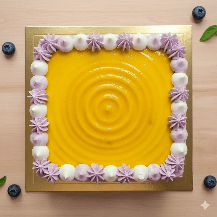 Blueberry Yuzu Sheet Cake - Customisable (3 days Pre - order) - SK Homemade Cakes