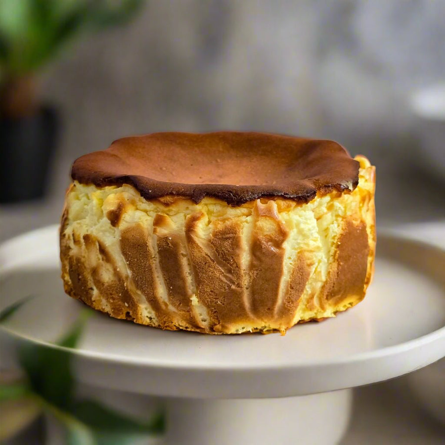Burnt Cheesecake - 9" Whole Cake (Available Daily) - SK Homemade Cakes