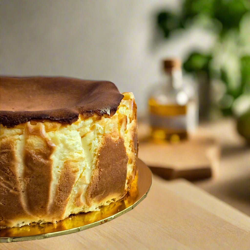 Burnt Cheesecake - 9" Whole Cake (Available Daily) - SK Homemade Cakes
