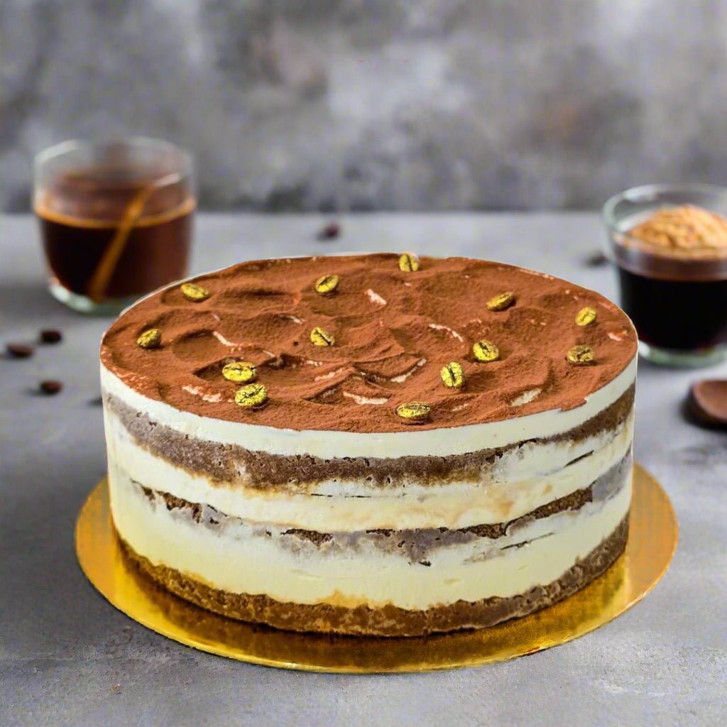Classic Tiramisu Cake - 15cm Whole Cake (Available Daily) - SK Homemade Cakes