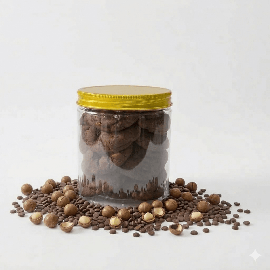 Dark Choc Macadamia Cookies - Plant Based (Available Daily) - SK Homemade Cakes