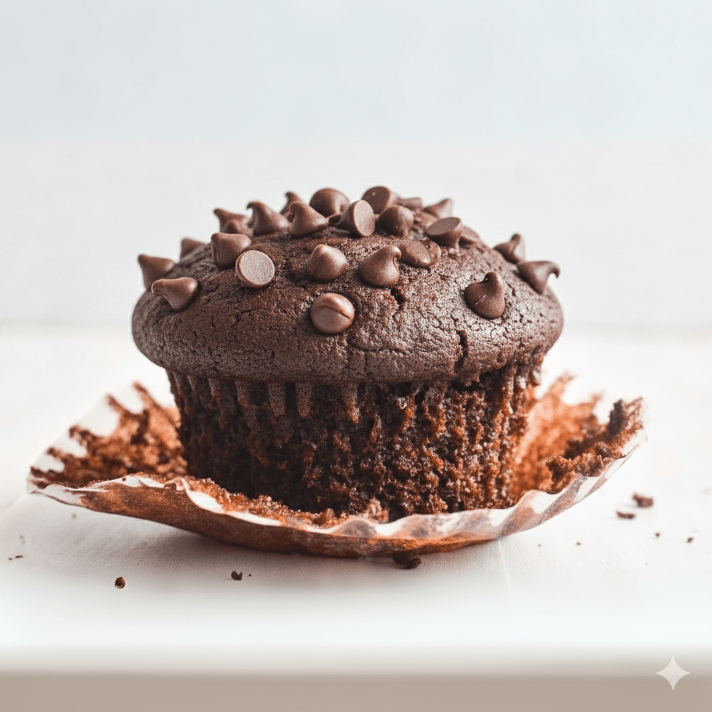 Double Chocolate Chip Muffins - (Available Daily) - SK Homemade Cakes