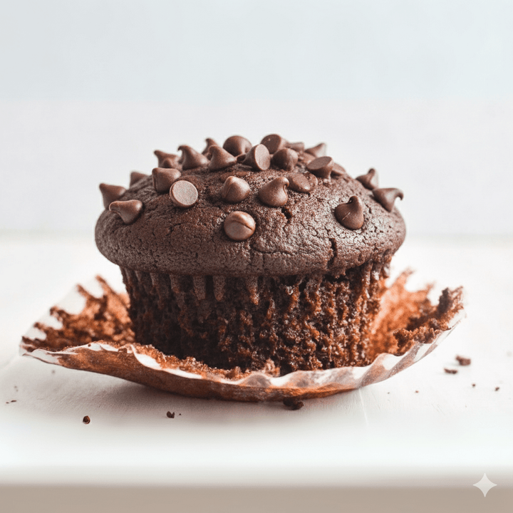 Double Chocolate Chip Muffins - (Available Daily) - SK Homemade Cakes