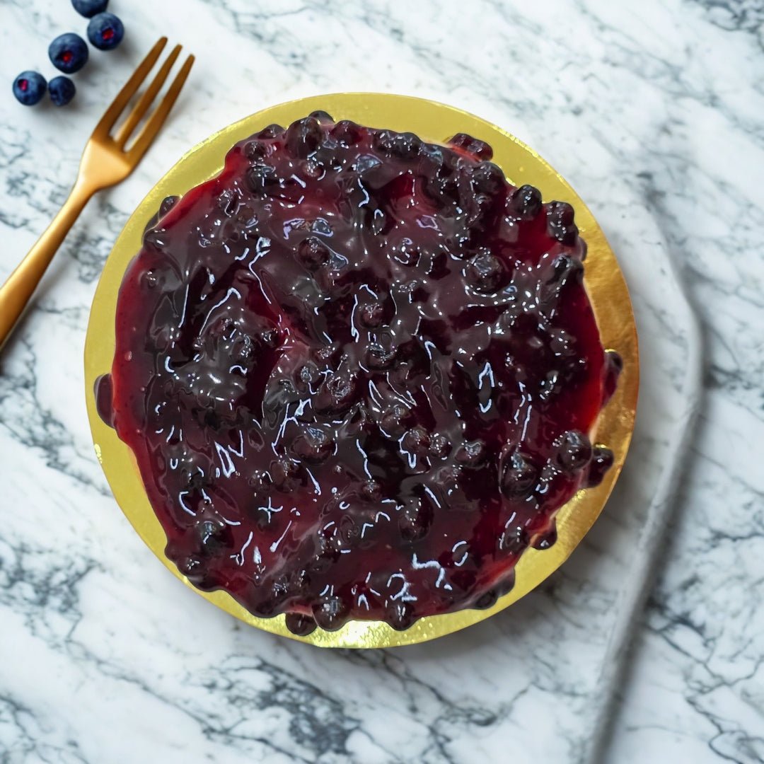 Eggless Blueberry Cheesecake - Whole Cake (Available Daily) - SK Homemade Cakes