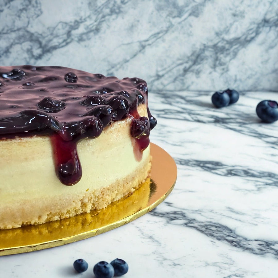 Eggless Blueberry Cheesecake - Whole Cake (Available Daily) - SK Homemade Cakes