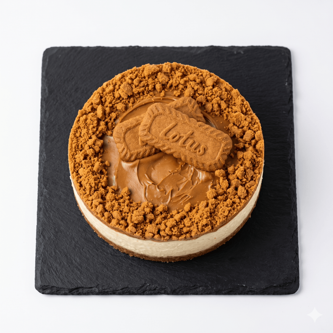 Eggless Lotus Biscoff Cheesecake - Whole Cake Pre - order - SK Homemade Cakes