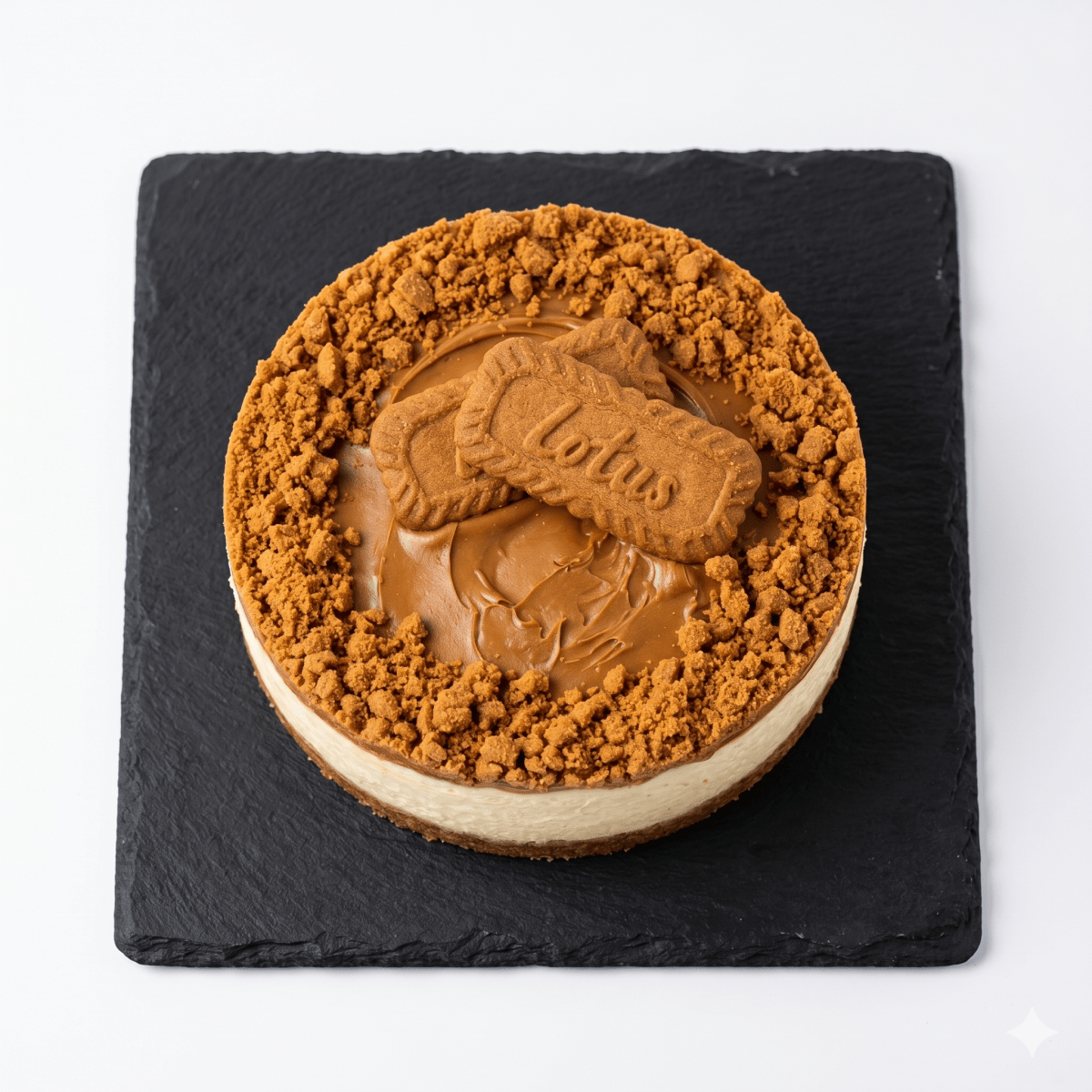 Eggless Lotus Biscoff Cheesecake - Whole Cake Pre - order - SK Homemade Cakes