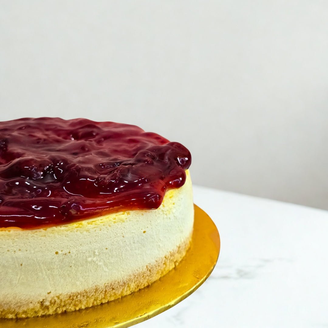 Eggless Strawberry Cheesecake - Whole Cake (5 - days Pre - order) - SK Homemade Cakes