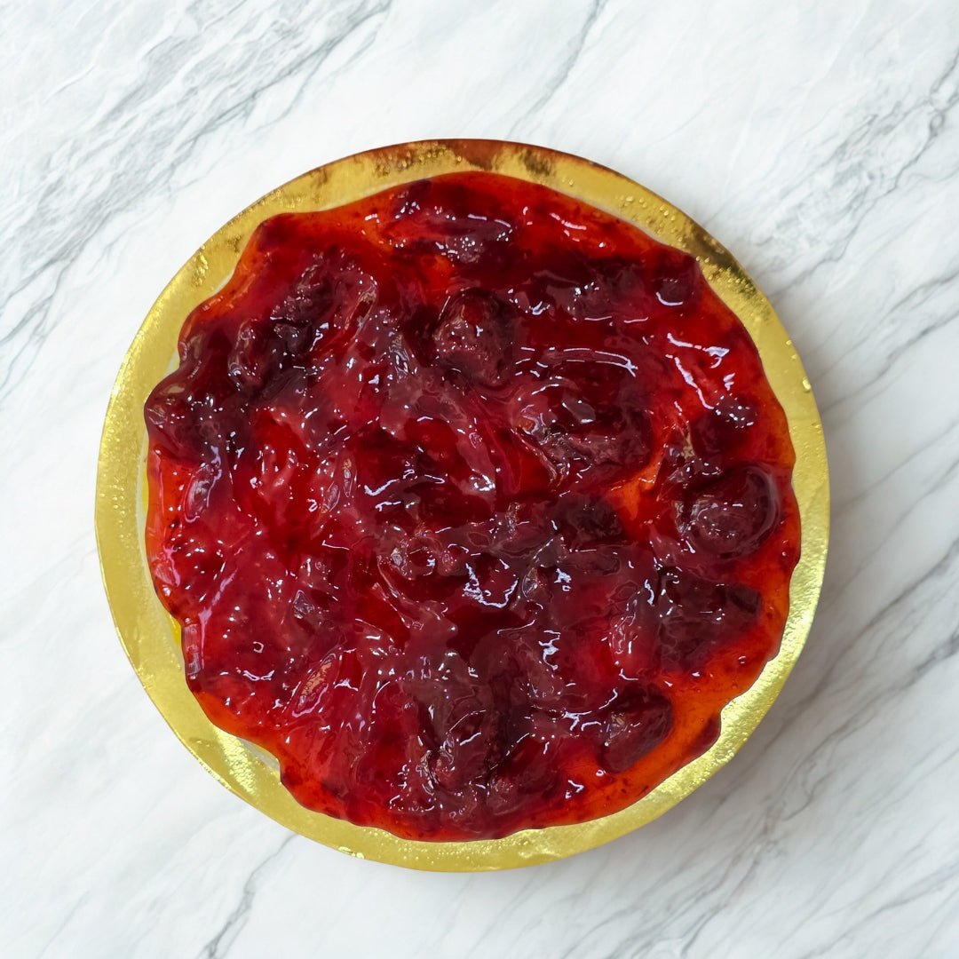 Eggless Strawberry Cheesecake - Whole Cake (5 - days Pre - order) - SK Homemade Cakes