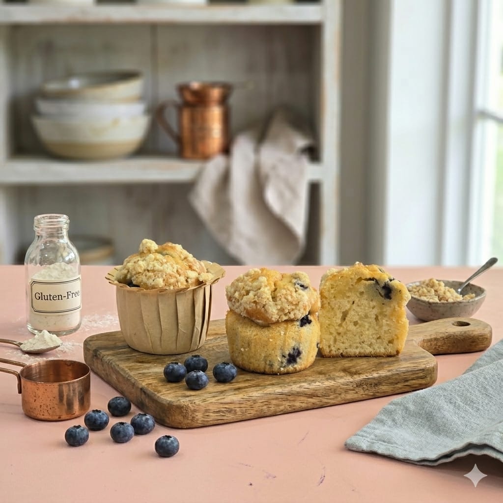 Gluten Free Blueberry Muffin - (Available Daily) - SK Homemade Cakes