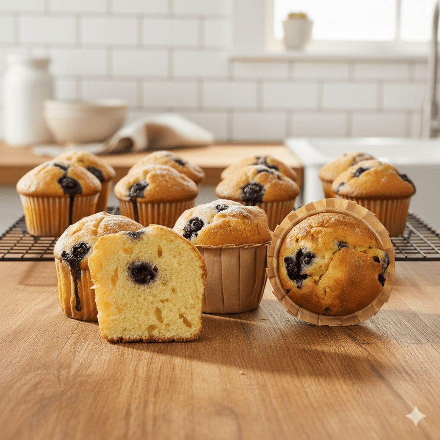 Gluten Free Blueberry Muffin - (Available Daily) - SK Homemade Cakes
