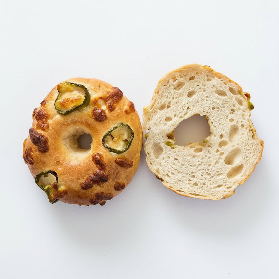 Gluten - Free Jalapeño Cheese Bagels - (Available Daily) - SK Homemade Cakes