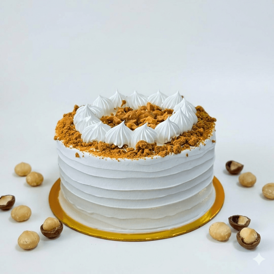 Gluten - Free Macadamia Cake - Customise Whole Cake ( 3 days pre - order) - SK Homemade Cakes