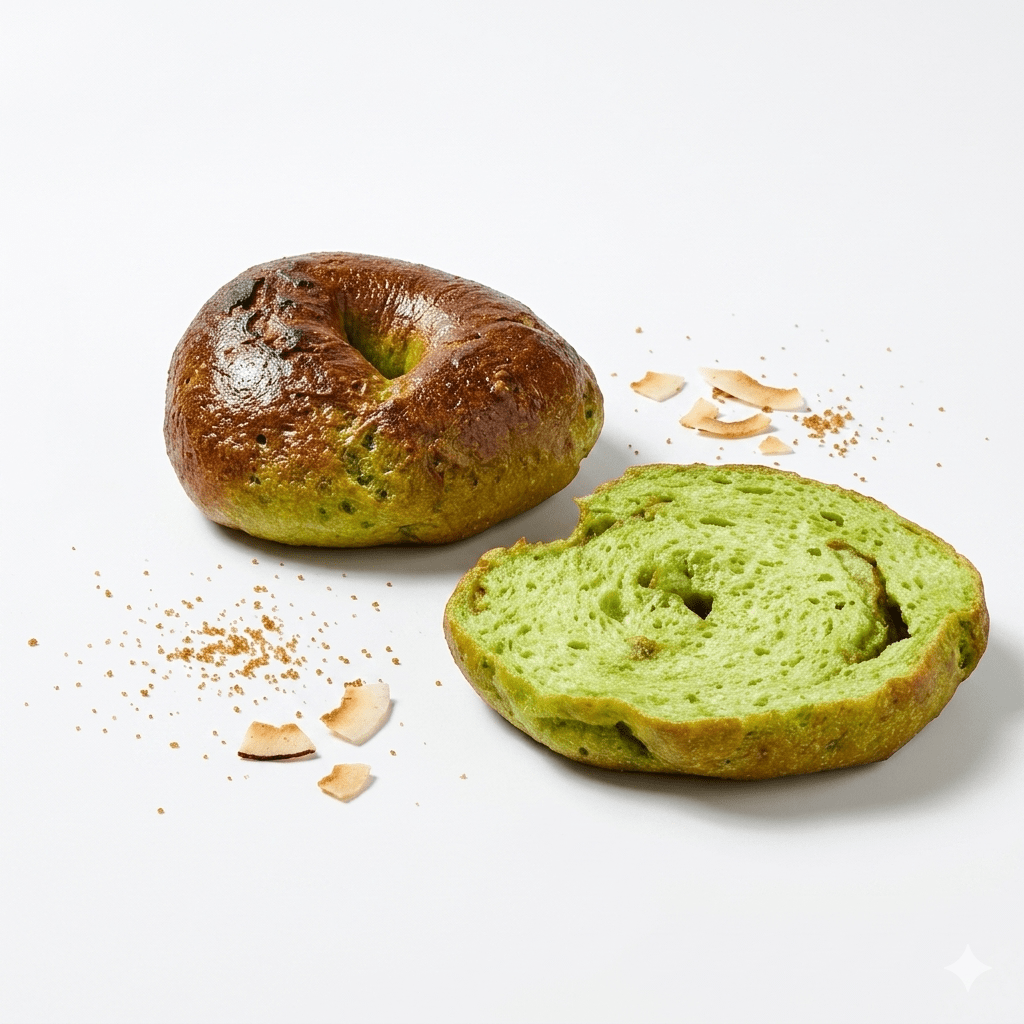 Gluten - Free Pandan Bagels - (Available Daily) - SK Homemade Cakes