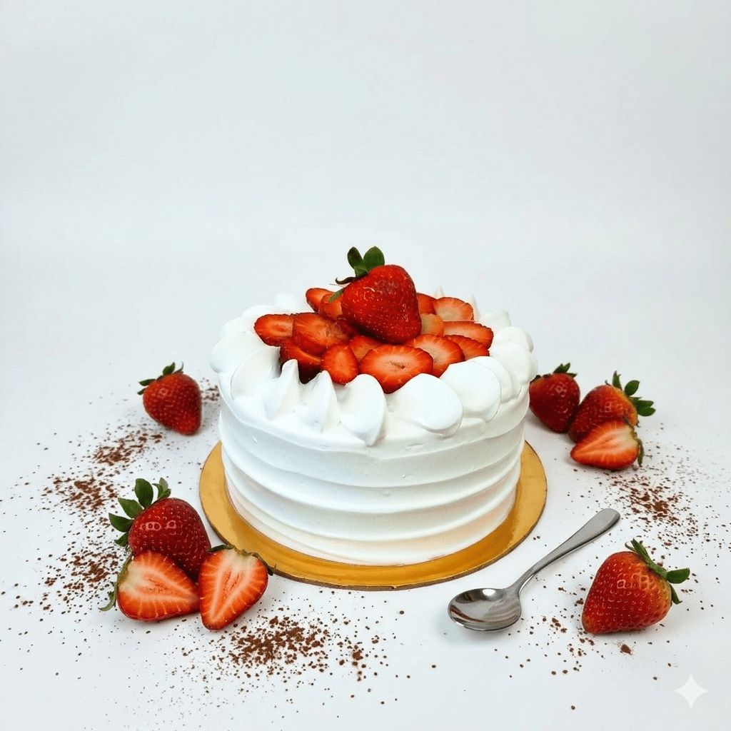 Gluten - Free Strawberry Cake - Customise Whole Cake ( 3 days pre - order) - SK Homemade Cakes