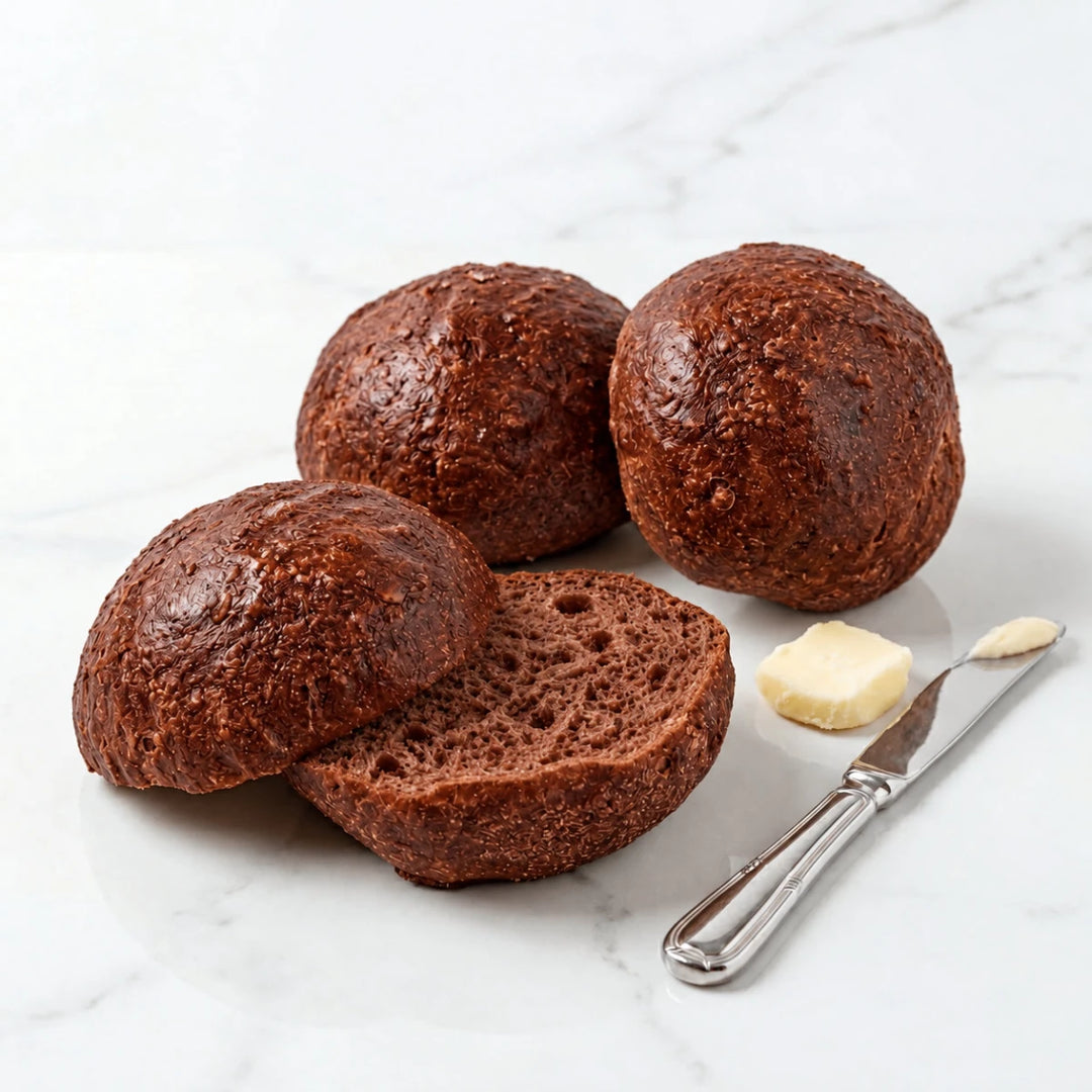 Gluten Free Valrhona Choc Soft Bun (3pc)- Available Daily