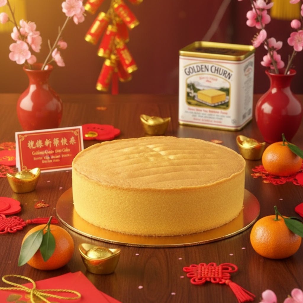 Golden Churn Pure Buttercake - Whole Cake (CNY Pre - order) - SK Homemade Cakes