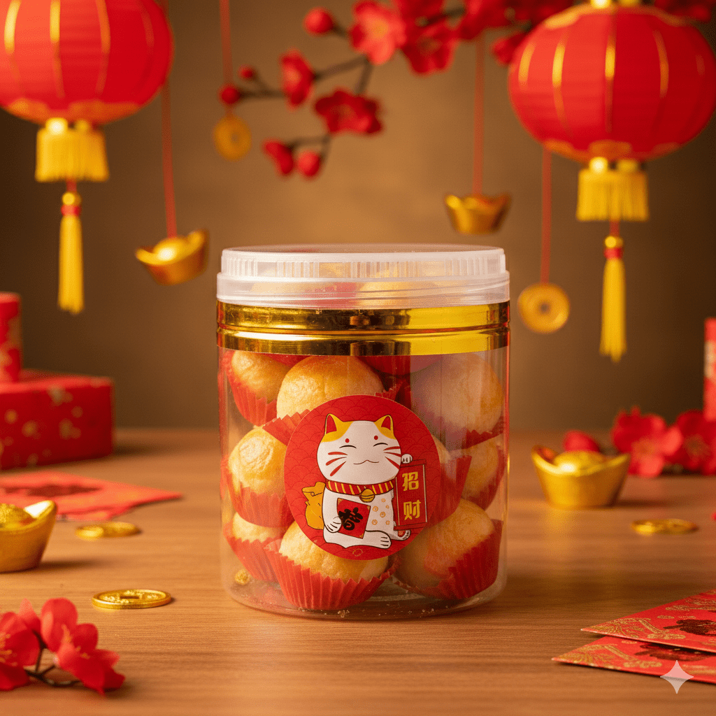 Golden ONG - Lai Ball - Available Daily - SK Homemade Cakes