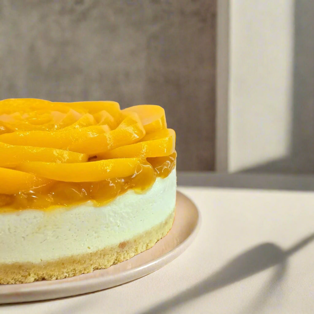 Golden Peach Cheesecake - Whole Cake (Available Daily) - SK Homemade Cakes