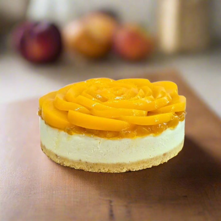 Golden Peach Cheesecake - Whole Cake (Available Daily) - SK Homemade Cakes