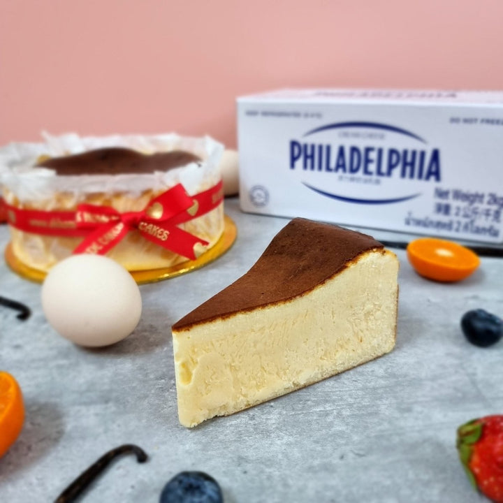 Copy of Kampung Burnt Cheesecake - 9" Whole Cake (Available Daily) - SK Homemade Cakes-Large 24cm--