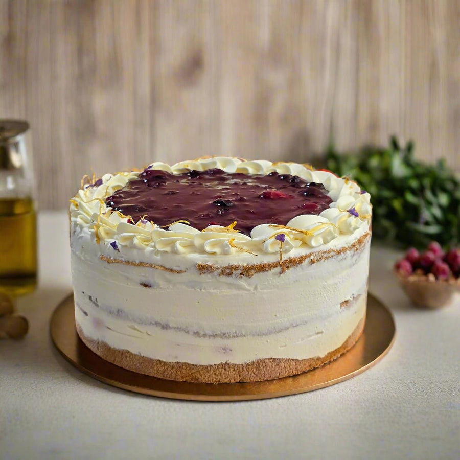 Keto Berries Fruit Cake (Sugar Free & Gluten Free) - Whole Cake (5 - days Pre - order) - SK Homemade Cakes