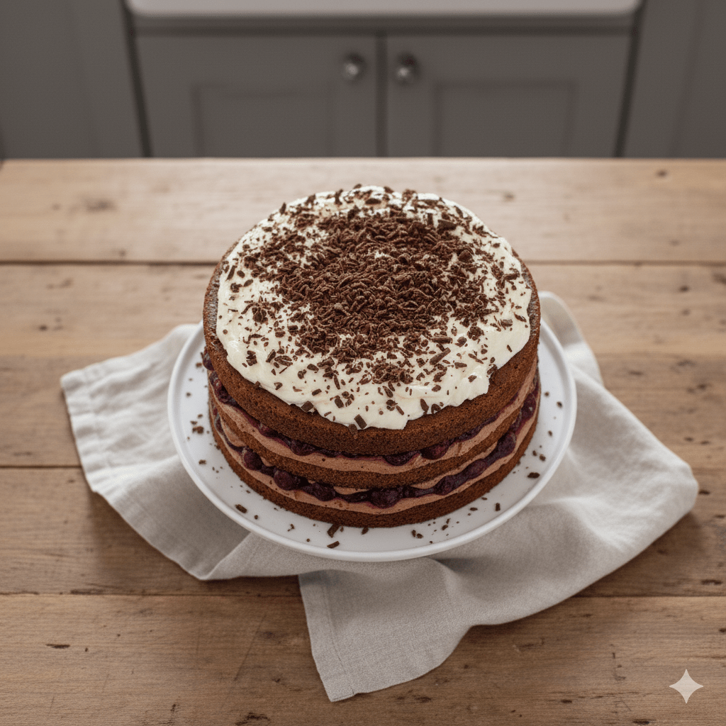 Keto Black Forest Cake (Sugar Free & Gluten Free) - 20cm Whole Cake (Available Daily) - SK Homemade Cakes