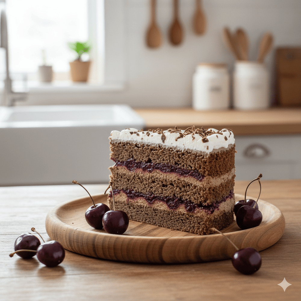 Keto Black Forest Cake (Sugar Free & Gluten Free) - 20cm Whole Cake (Available Daily) - SK Homemade Cakes