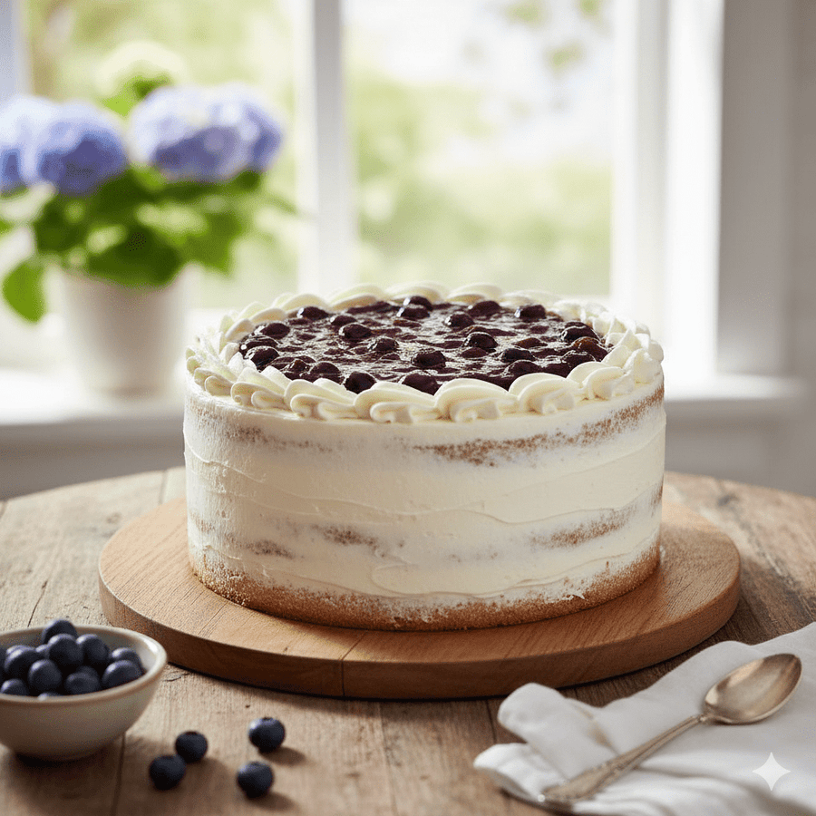 Keto Blueberry Cake (Sugar Free & Gluten Free) - 15cm Whole Cake (Available Daily) - SK Homemade Cakes