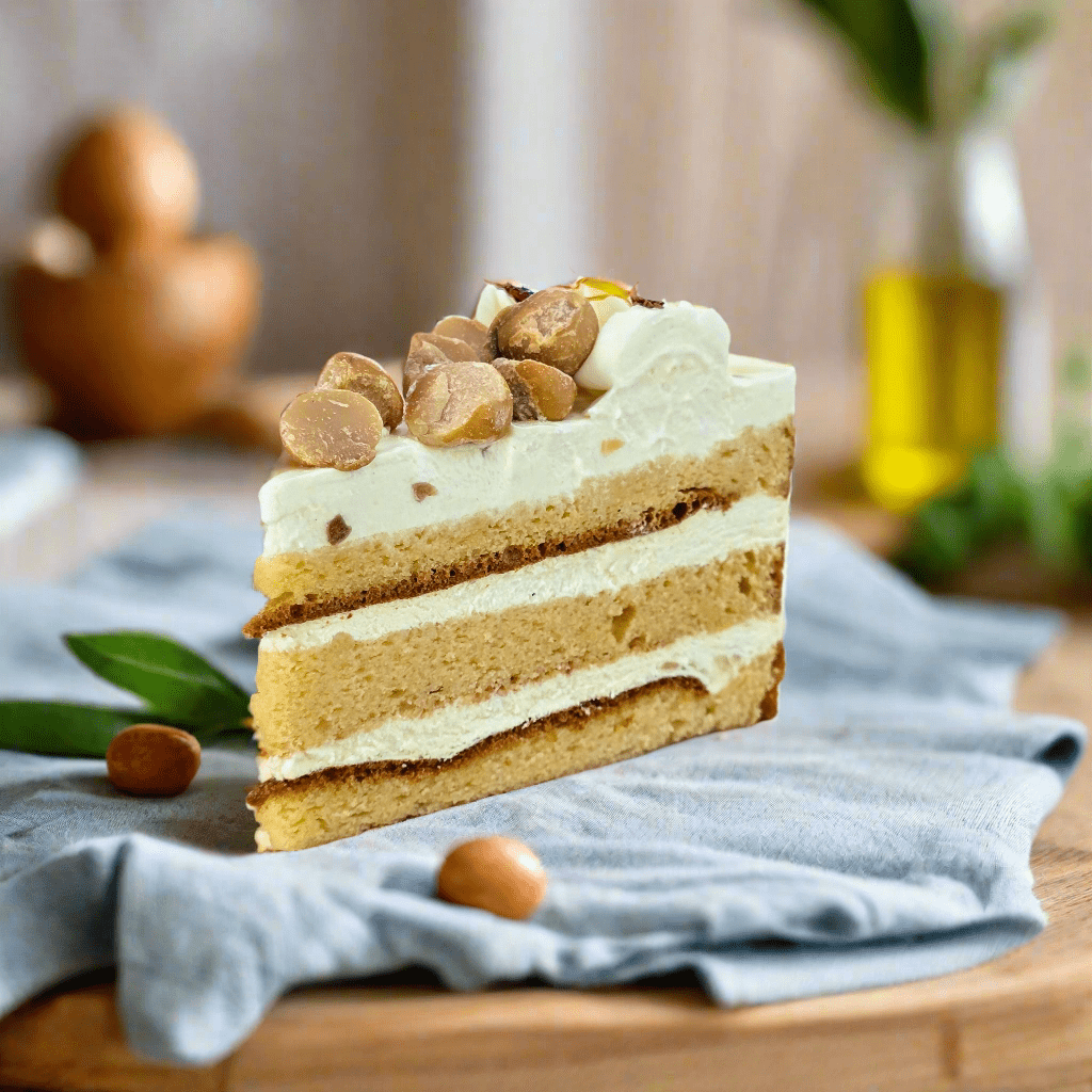 Keto Macadamia Cake (Sugar Free & Gluten Free) - Whole Cake (5 - days Pre - order) - SK Homemade Cakes