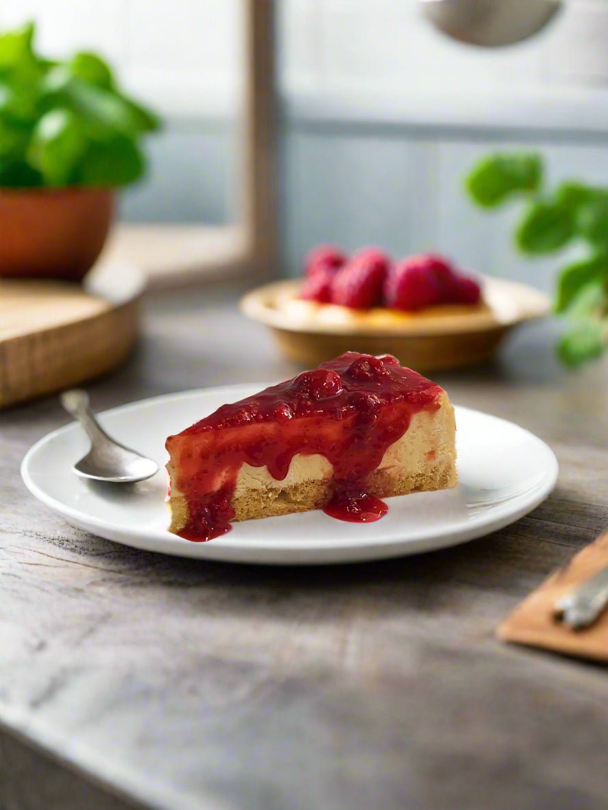 Keto Raspberry Cheesecake 1pc (Sugar Free & Gluten Free) - Slice Cake (Available Daily) - SK Homemade Cakes
