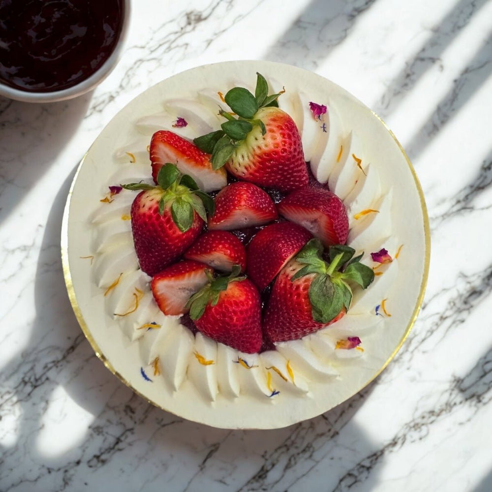 Keto Strawberry Cake (Sugar Free & Gluten Free) - Whole Cake (5 - days Pre - order) - SK Homemade Cakes