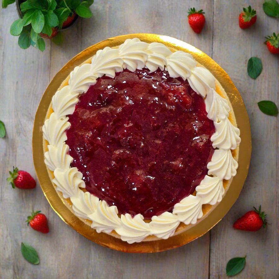 Keto Strawberry Cheesecake (Sugar Free & Gluten Free) - Whole Cake (5 days Pre - order) - SK Homemade Cakes